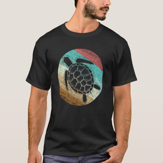Turtle swimming in the Sea T-shirt (Voorkant)