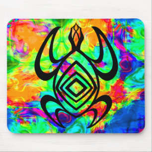 Turtle Symmetry Tiedye Mousepad Muismat