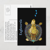 Turtle Talisman Alpha Briefkaart (Voorkant / Achterkant)