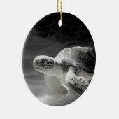 Turtle Tank Kerstmis Keramisch Ornament (Rechts)