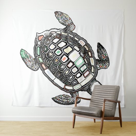 Turtle Tapestry Wandkleed (In Situ (horizontaal))