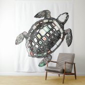 Turtle Tapestry Wandkleed (In situ)