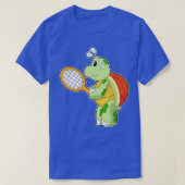 Turtle Tennis racket T-shirt (Design voorkant)
