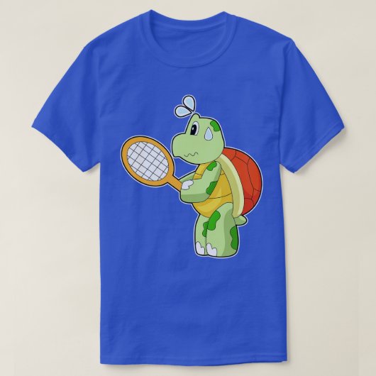 Turtle Tennis racket T-shirt (Design voorkant)