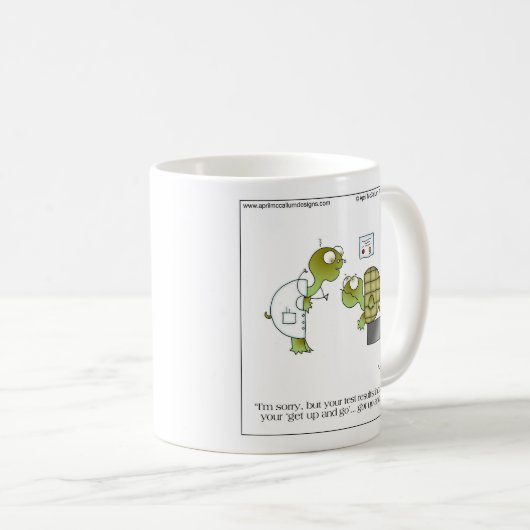 TURTLE THERAPY van April McCallum Koffiemok (Voorkant rechts)