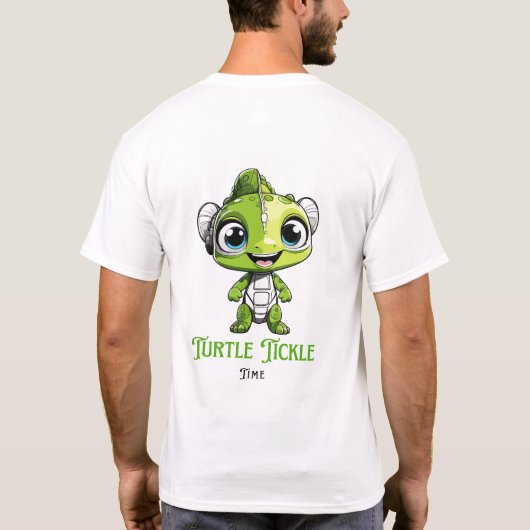 Turtle Tickle Time T-shirt (Achterkant)