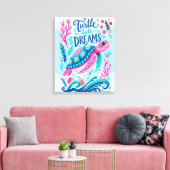 Turtle Tide Dromen Canvas Afdruk (Insitu (Woonkamer))