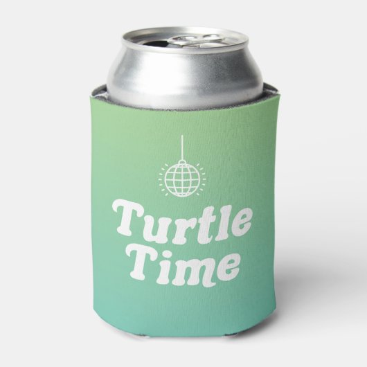 Turtle Time Coozie (Blikje Voorkant)