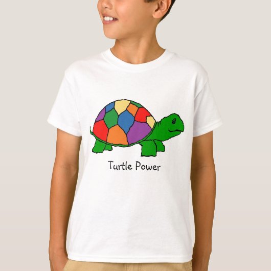 Turtle Time - Kinder Amerikaanse Apparel T-Shirt (Voorkant)