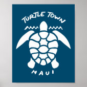 Turtle Town, Maui Island, Hawaii Poster (Voorkant)