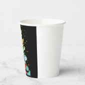 Turtle Tree Christmas Tree Adorable Turtle Christm Papieren Bekers (Links)