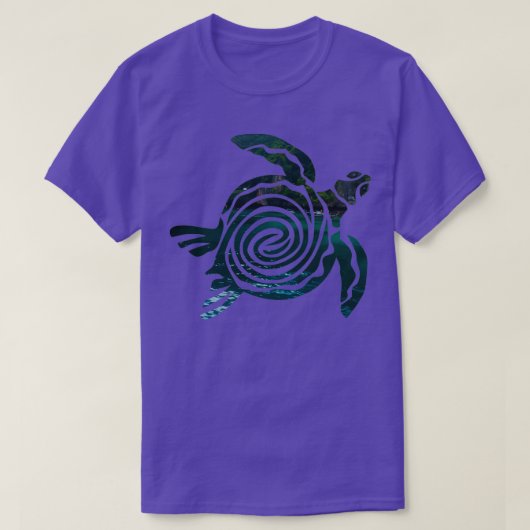 Turtle tropische oceaan 1 t-shirt (Design voorkant)