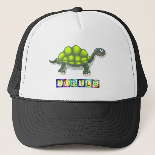 Turtle Trucker Hat Pet (Voorkant)
