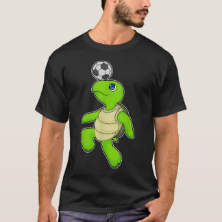 Turtle Voetbalspeler Voetbal T-shirt