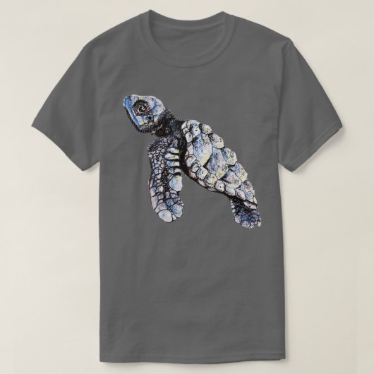 Turtle Watercolor Illustration T-shirt (Design voorkant)