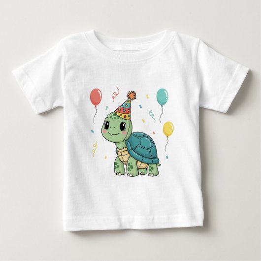 Turtle Wearing a Party Hat (Voorkant)