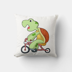 Turtle with Bicycle Kussen