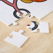 Turtle with Bicycle Legpuzzel (Zijkant)