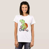 Turtle with Bicycle T-shirt (Voorkant volledig)