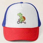 Turtle with Bicycle Trucker Pet (Voorkant)