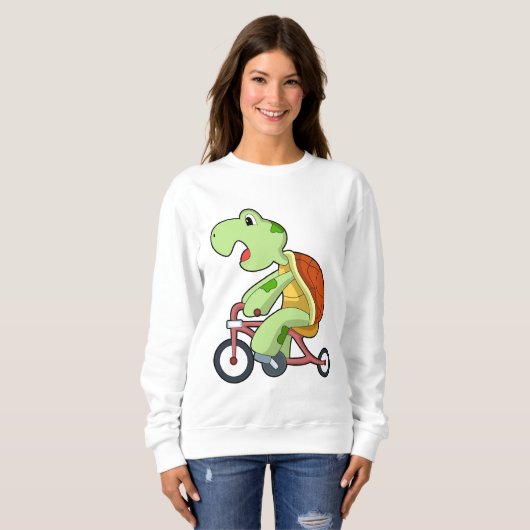 Turtle with Bicycle Trui (Voorkant volledig)