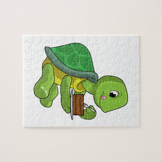 Turtle with Cake Legpuzzel (Horizontaal)