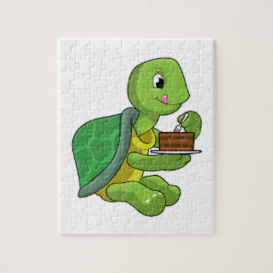 Turtle with Cake Legpuzzel