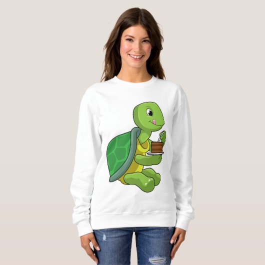 Turtle with Cake Trui (Voorkant volledig)