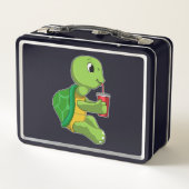 Turtle with Drinking mug with Straw (Achterkant)