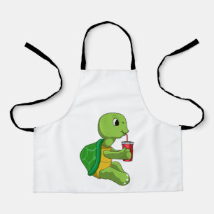 Turtle with Drinking mug with Straw Schort