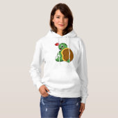 Turtle with Heart Hoodie (Voorkant volledig)
