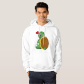 Turtle with Heart Hoodie (Voorkant volledig)