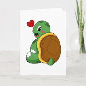 Turtle with Heart Kaart (Voorkant)