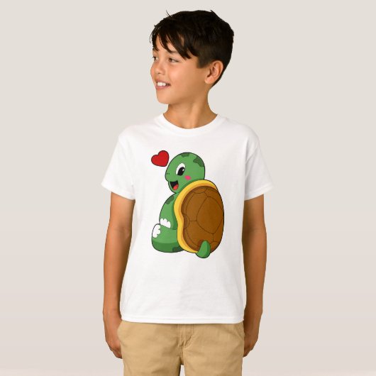 Turtle with Heart T-shirt (Voorkant volledig)