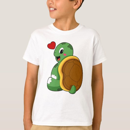 Turtle with Heart T-shirt (Voorkant)