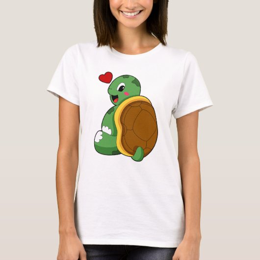 Turtle with Heart T-shirt (Voorkant)
