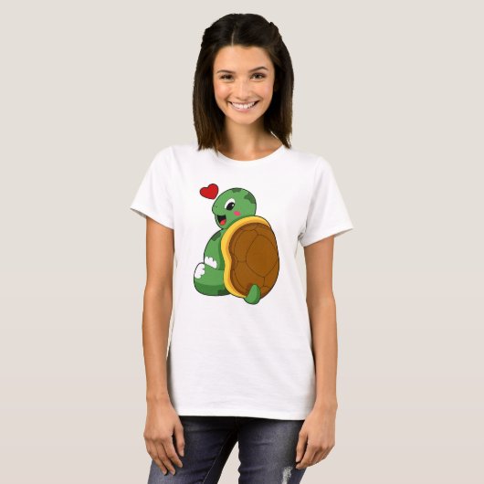 Turtle with Heart T-shirt (Voorkant volledig)