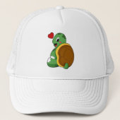 Turtle with Heart Trucker Pet (Voorkant)