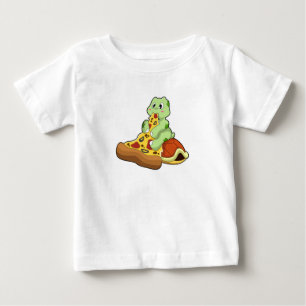 Turtle with Pizza