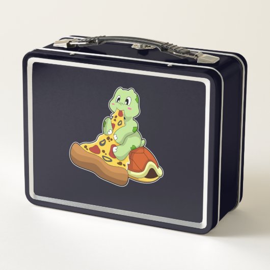 Turtle with Pizza (Achterkant)