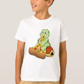 Turtle with Pizza T-shirt (Voorkant)
