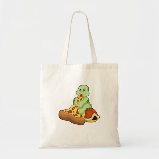 Turtle with Pizza Tote Bag (Voorkant)