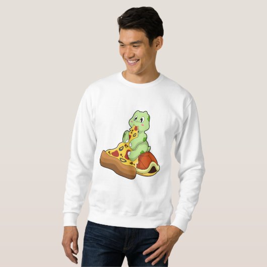 Turtle with Pizza Trui (Voorkant volledig)