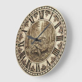 Turtle Wooden Wall Clock Grote Klok (Hoek)