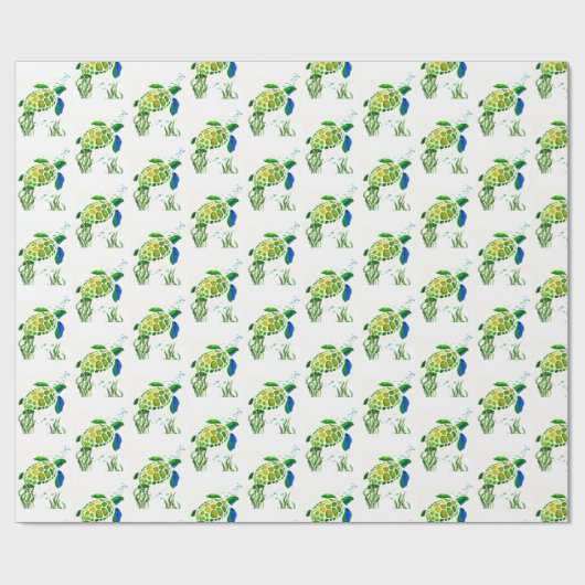 Turtle Wrapping Paper Cadeaupapier (Vlak)