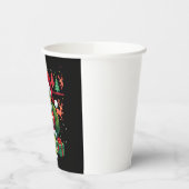 Turtle Xmas Lights Ugly Santa Turtle Christmas Tan Papieren Bekers (Links)