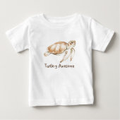 Turtle y Geweldige Turtle Fun Quote Waterverf (Voorkant)