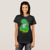 Turtle Yoga Fitness Meditation T-shirt (Voorkant volledig)