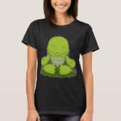 Turtle Yoga Meditation T-shirt (Voorkant)