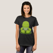 Turtle Yoga Meditation T-shirt (Voorkant volledig)